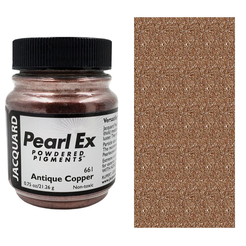 Jacquard Pearl Ex Powdered Pigment 0.75oz Antique Copper