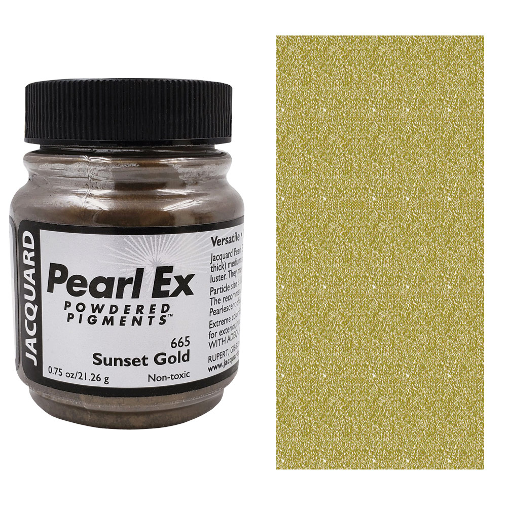 Jacquard Pearl Ex Powdered Pigment 0.75oz Sunset Gold
