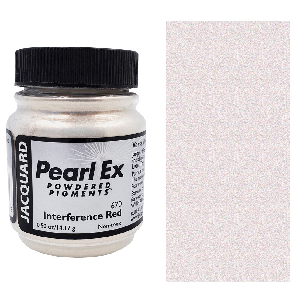 Jacquard Pearl Ex Powdered Pigment 0.5oz Interference Red