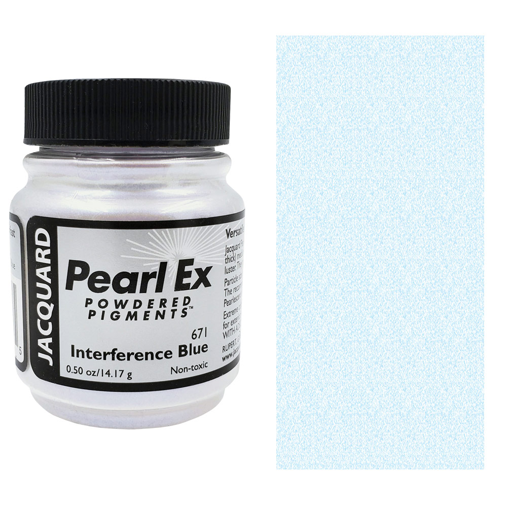 Jacquard Pearl Ex Powdered Pigment 0.5oz Interference Blue