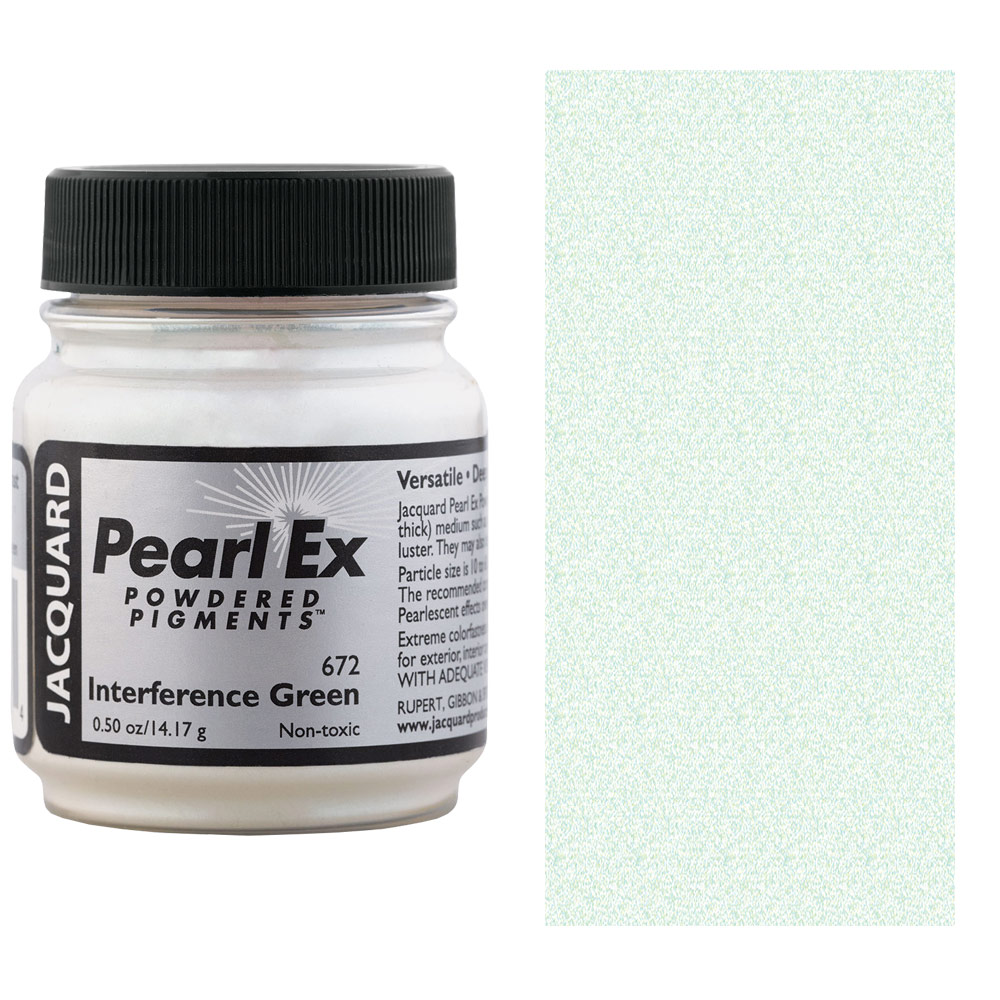 Jacquard Pearl Ex Powdered Pigment 0.5oz Interference Green