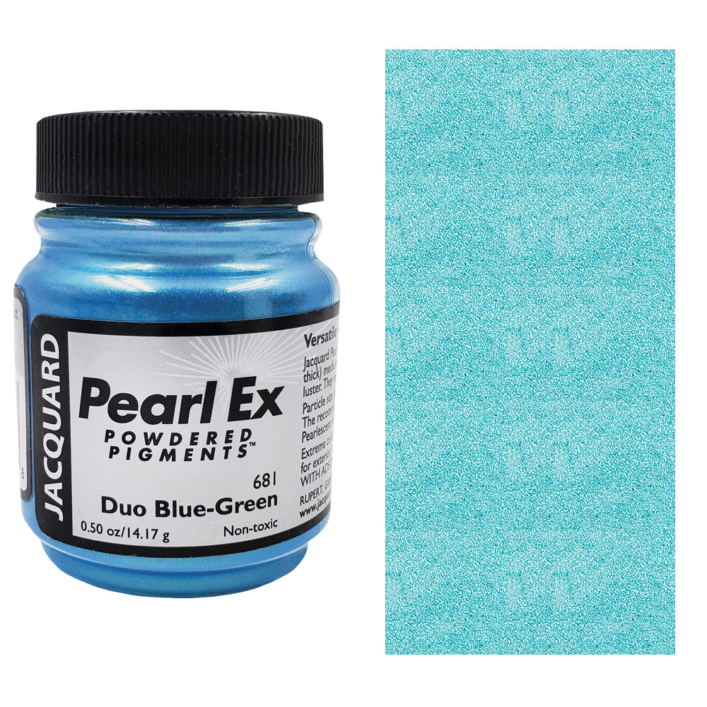 Jacquard Pearl Ex Powdered Pigment 0.5oz Duo Blue-Green