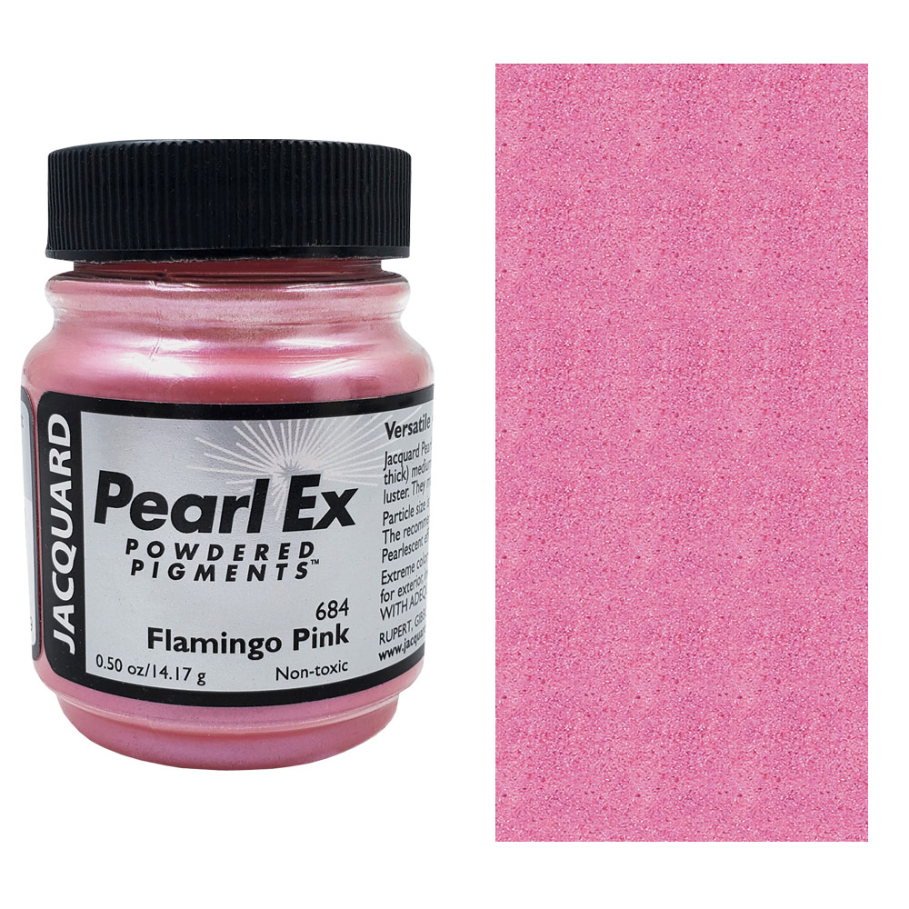 Jacquard Pearl Ex Powdered Pigment 0.75oz Flamingo Pink