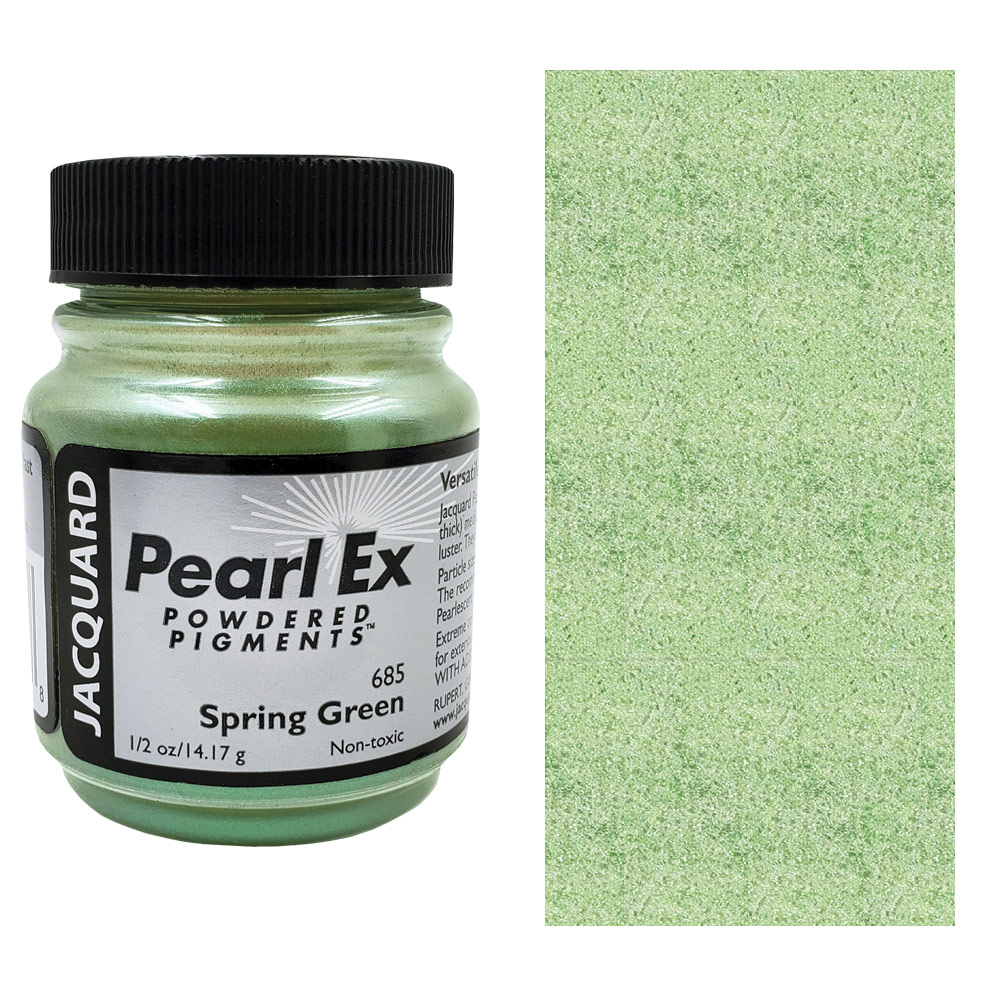 Jacquard Pearl Ex Powdered Pigment 0.5oz Spring Green