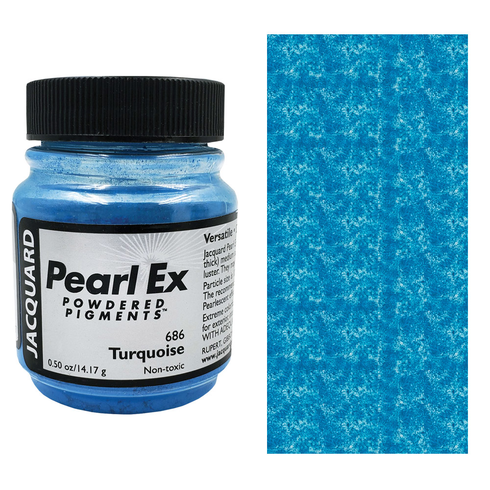 Jacquard Pearl Ex Powdered Pigment 0.5oz Turquoise