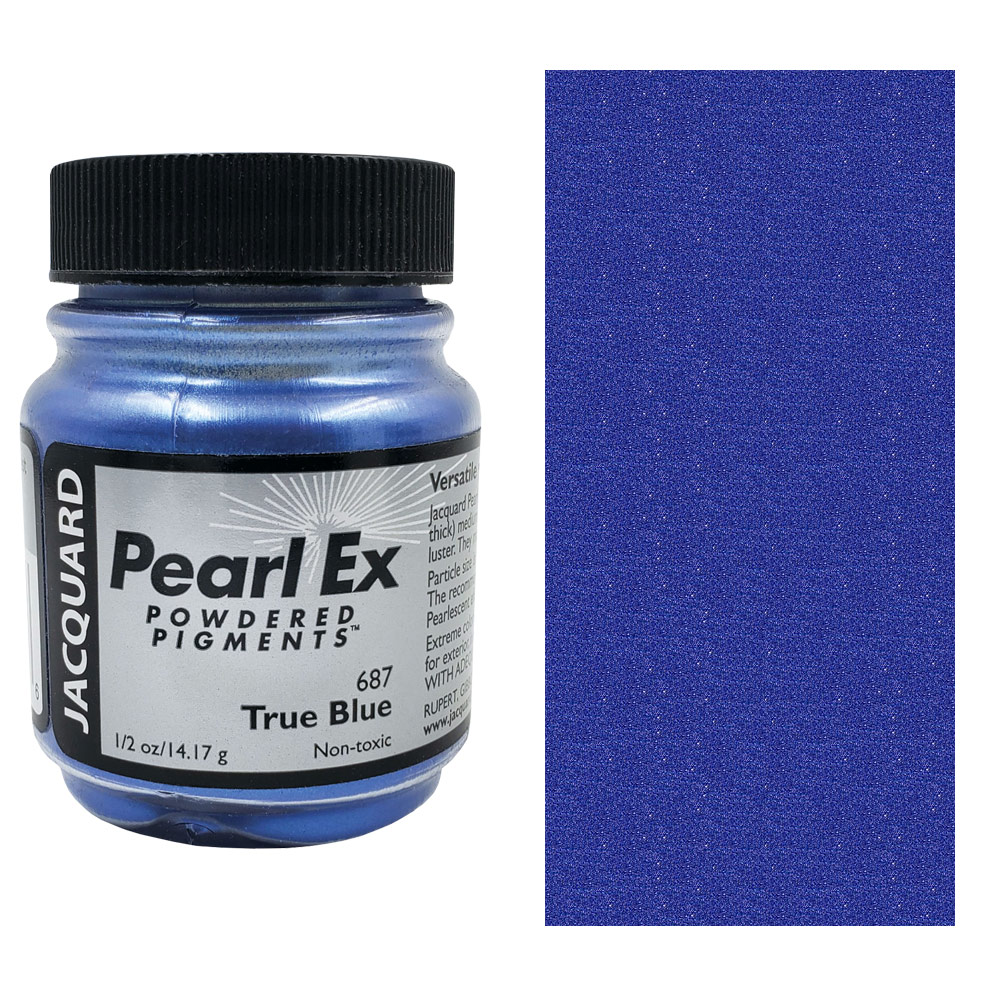 Jacquard Pearl Ex Powdered Pigment 0.5oz True Blue