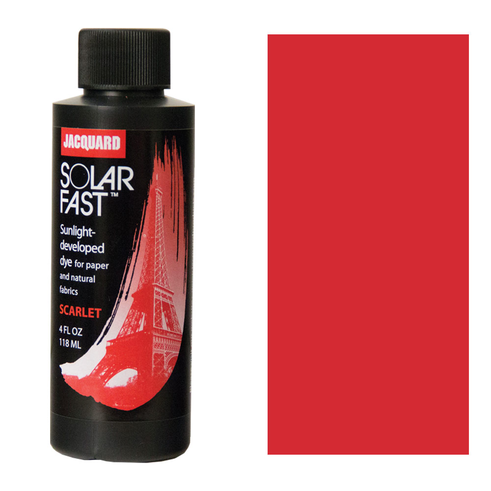 Jacquard SolarFast Dye 4oz Scarlet