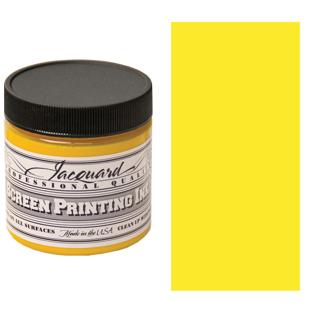 Jacquard Professional Screen Printing Ink 4oz Yellow
