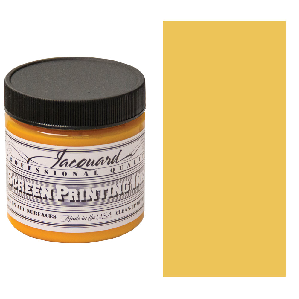 Jacquard Professional Screen Printing Ink 4oz Golden Yellow