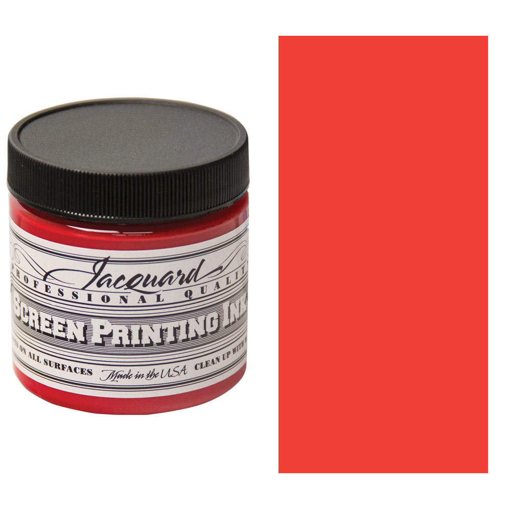 Jacquard Professional Screen Printing Ink 4oz Red