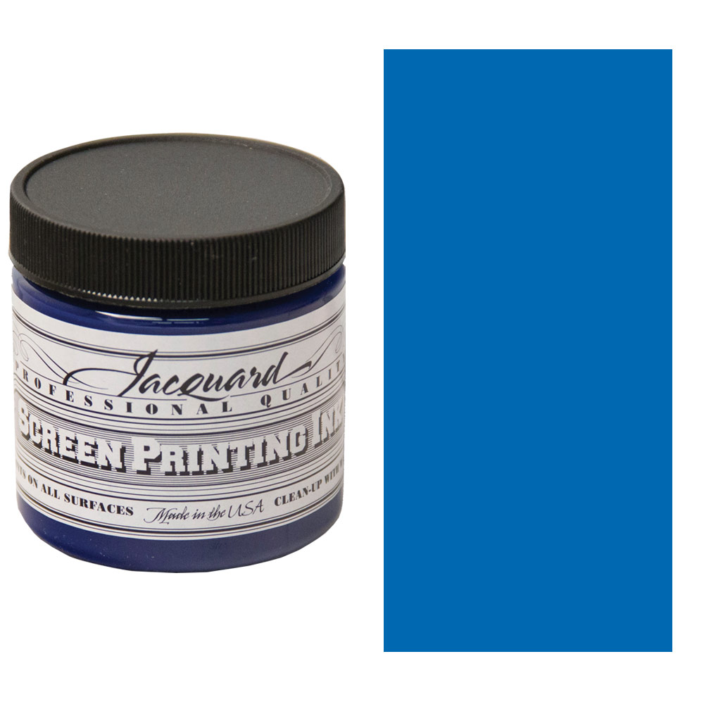 Jacquard Professional Screen Printing Ink 4oz Blue