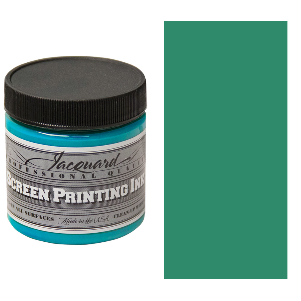 Jacquard Professional Screen Printing Ink 4oz Turquoise