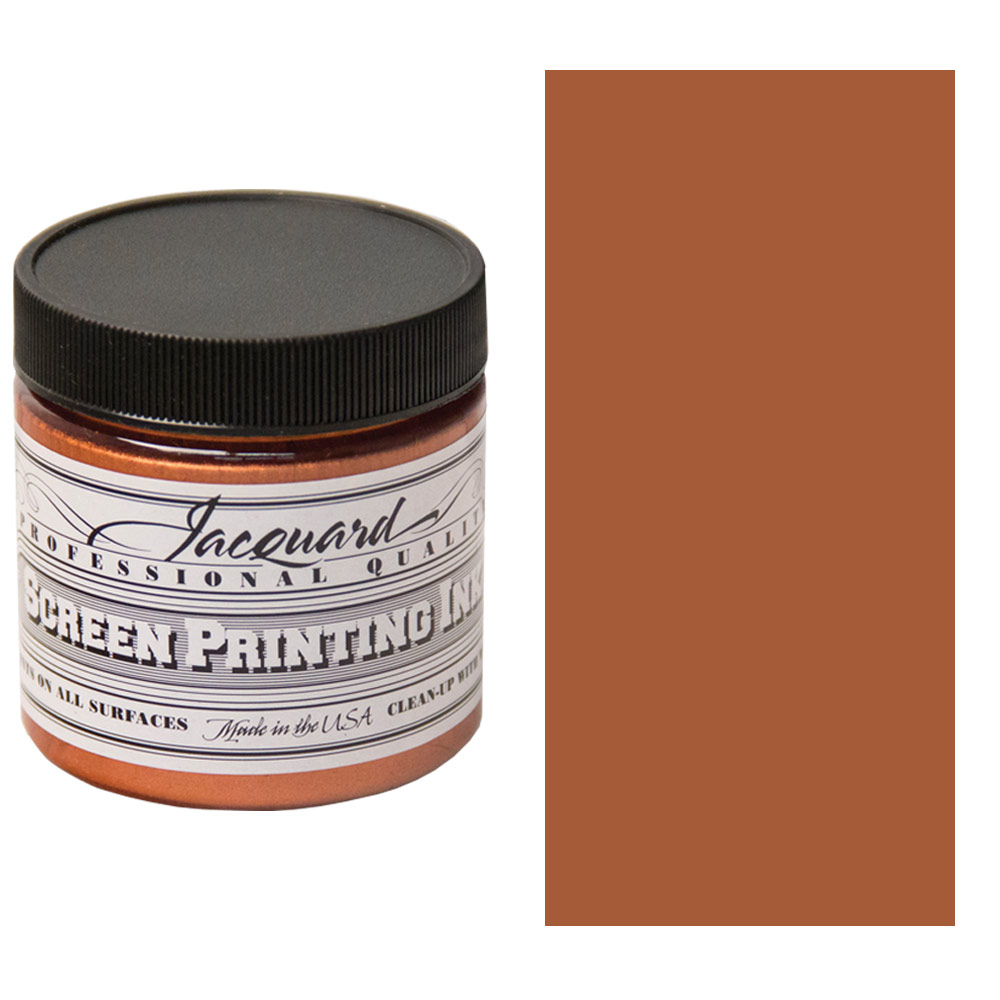 Jacquard Professional Screen Printing Ink 4oz Copper