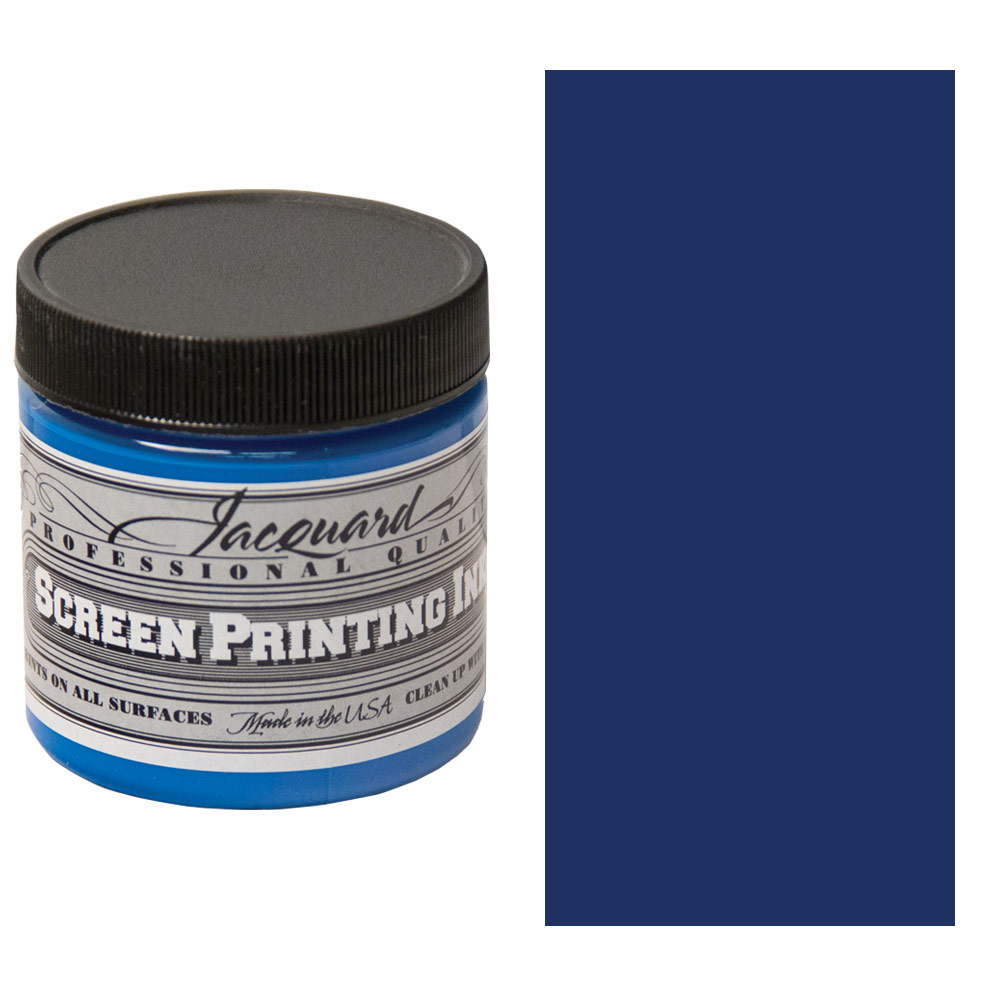 Jacquard Professional Screen Printing Ink 4oz Opaque Blue