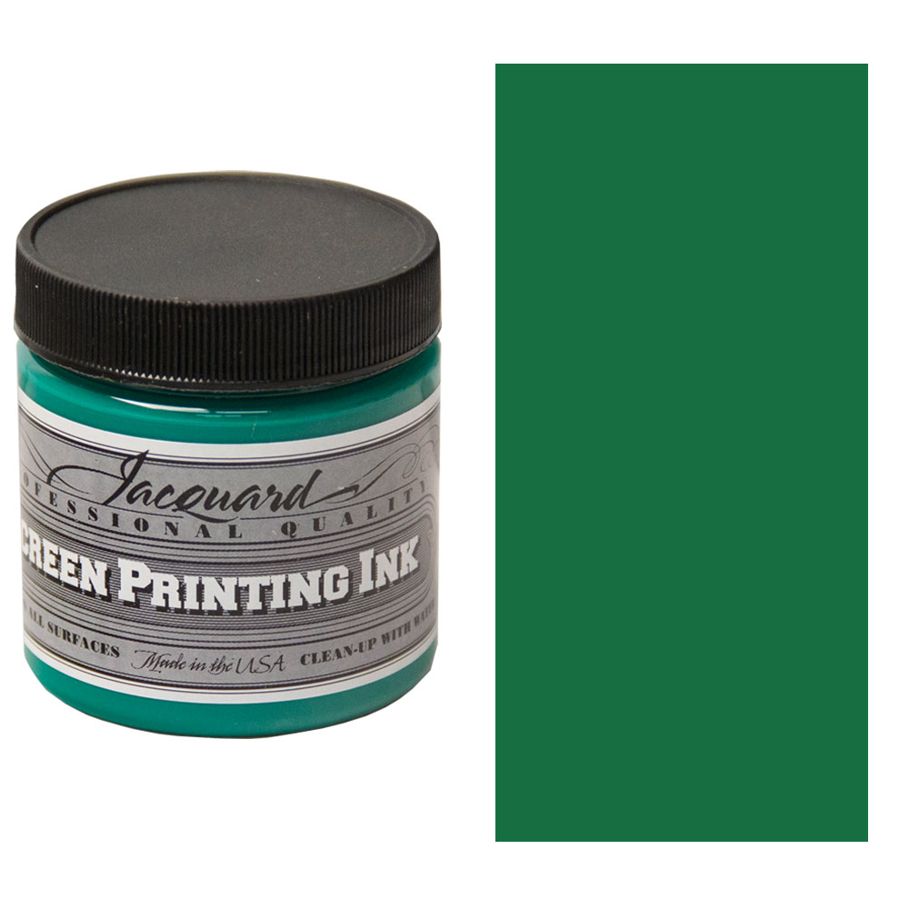 Jacquard Professional Screen Printing Ink 4oz Opaque Green