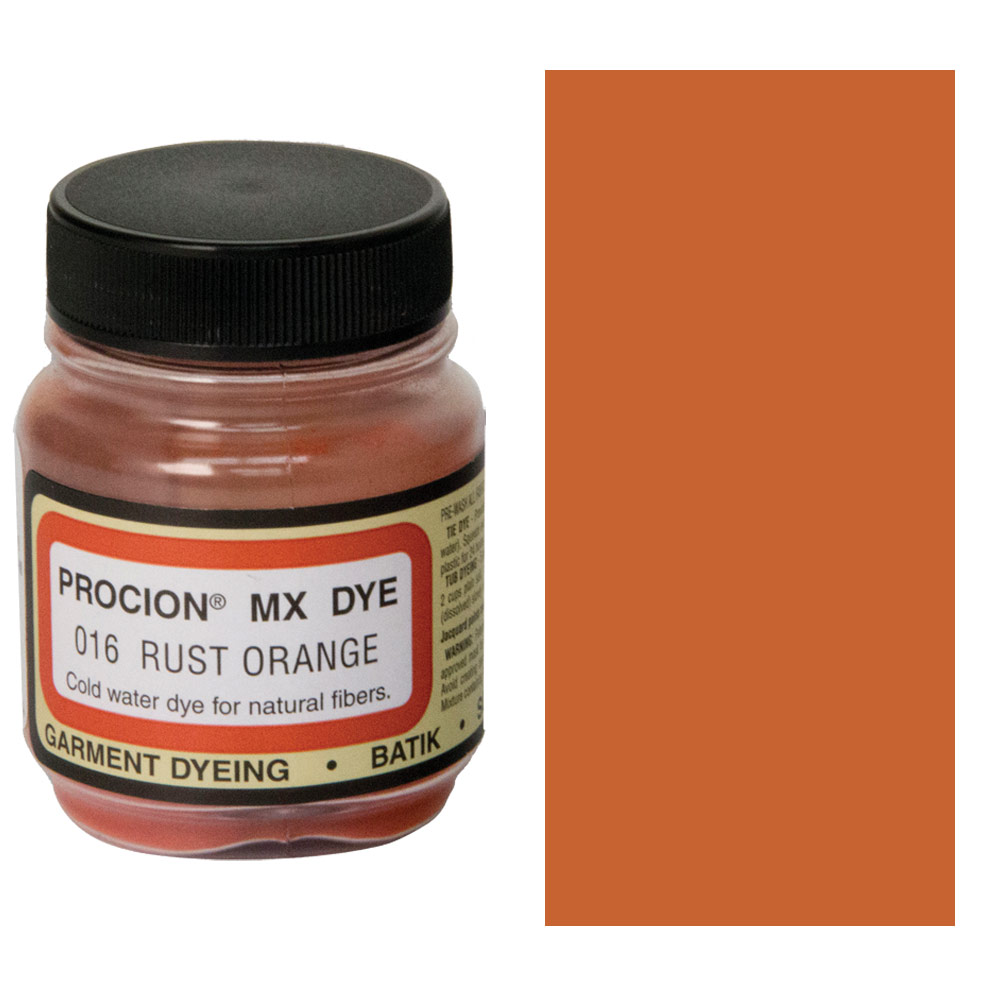 Jacquard Procion MX Dye 2/3oz Rust Orange