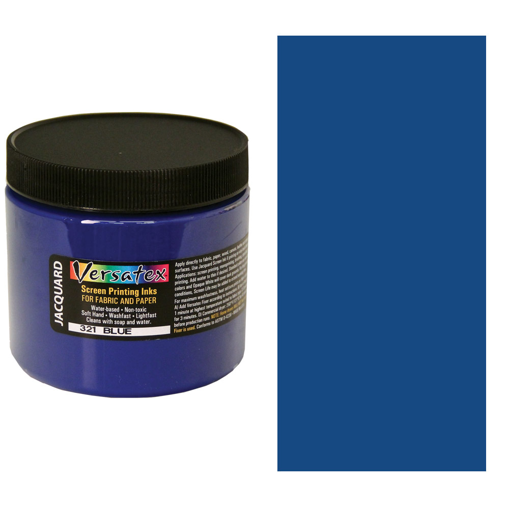 Jacquard Versatex Screen Ink 16oz Blue