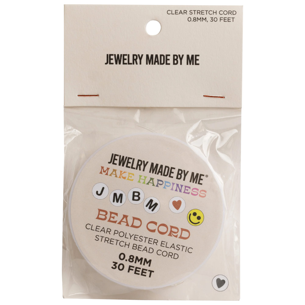 Jewelry Made By Me Clear Stretch Cord 0.8mm 30ft