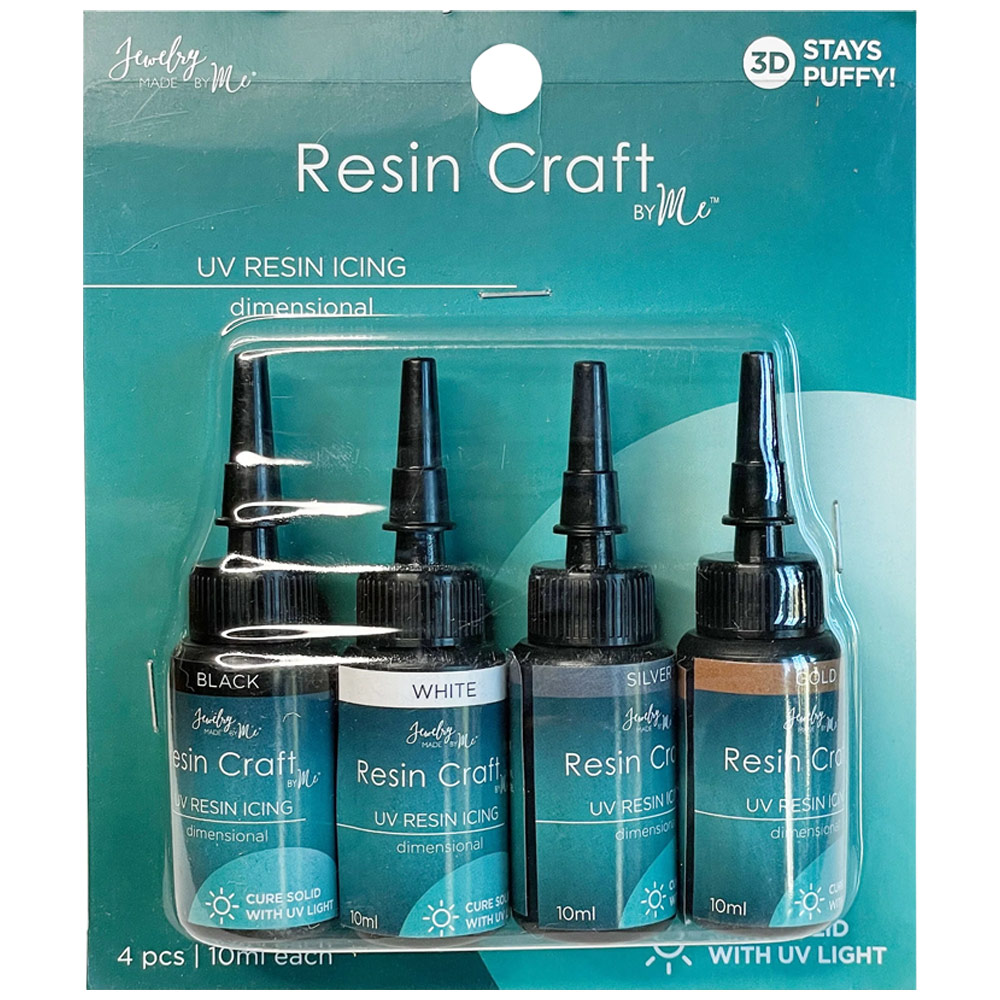 Jewelry Made By Me UV Resin Icing 4 x 10ml Set Neutral