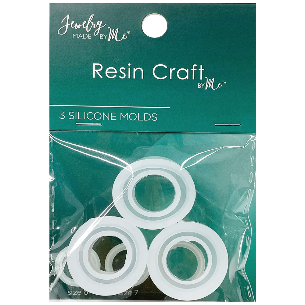 Jewelry Made By Me Silicone Mold 3 Pack Rings