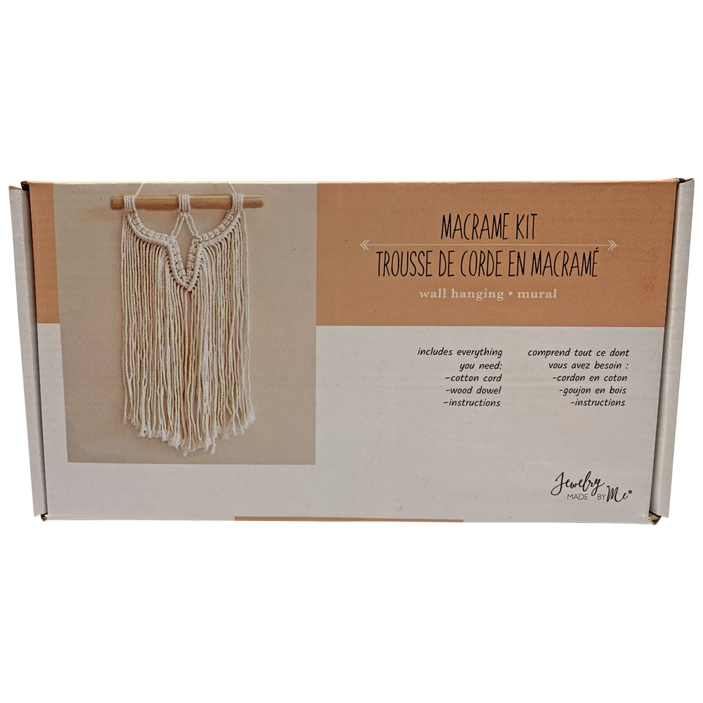 Jewelry Made By Me DIY Macrame Wooden Dowel Wall Hanging