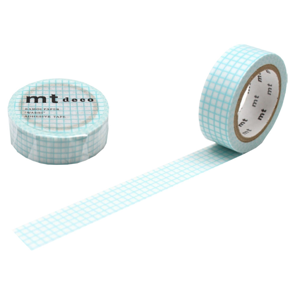 MT Washi Tape DECO Series 15mm Hougan Mint Blue