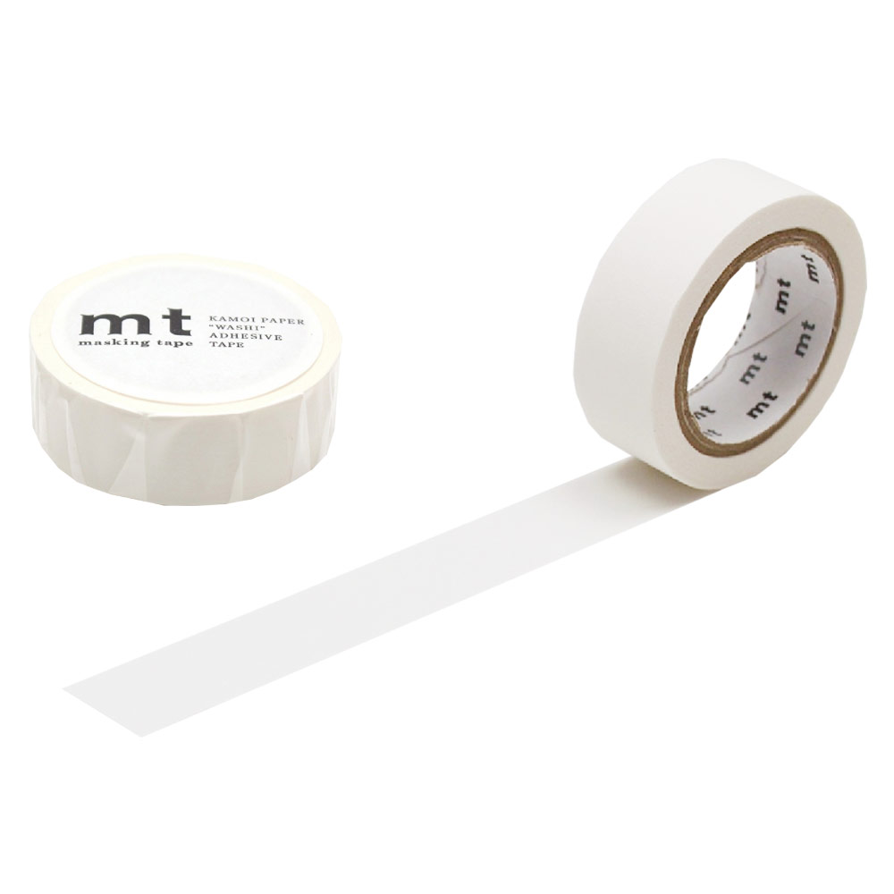 MT Washi Tape BASIC Series 15mm Matte White
