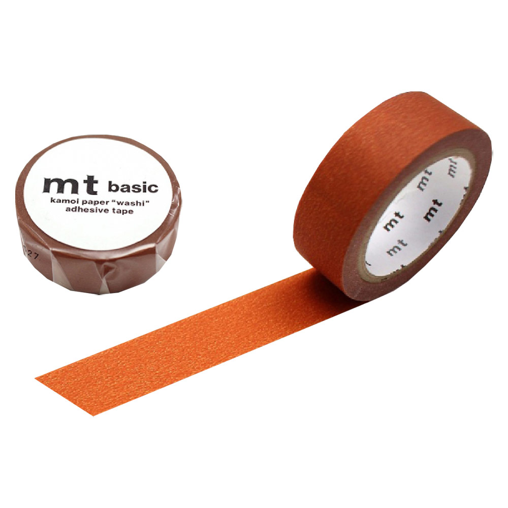 MT Washi Tape BASIC Series 15mm Matt Burnt Orange