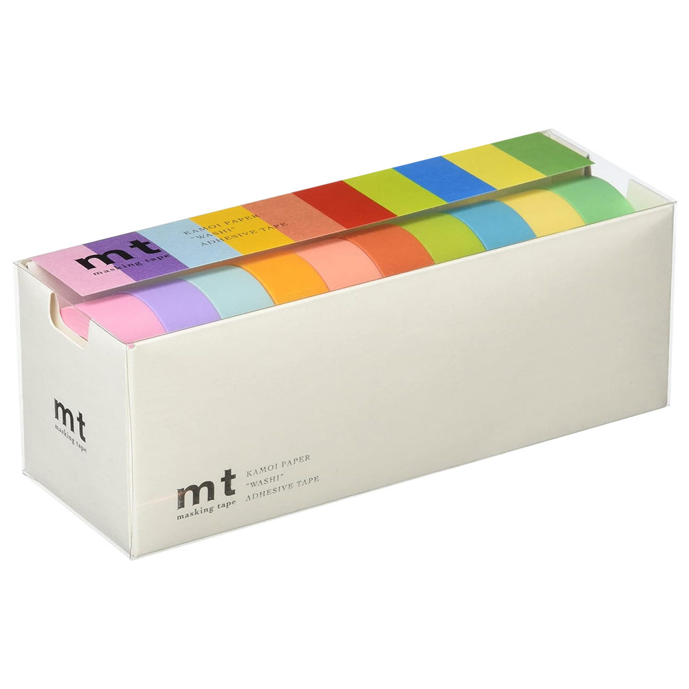 MT Washi Tape Giftbox 15mm x 10 Set Light Colors