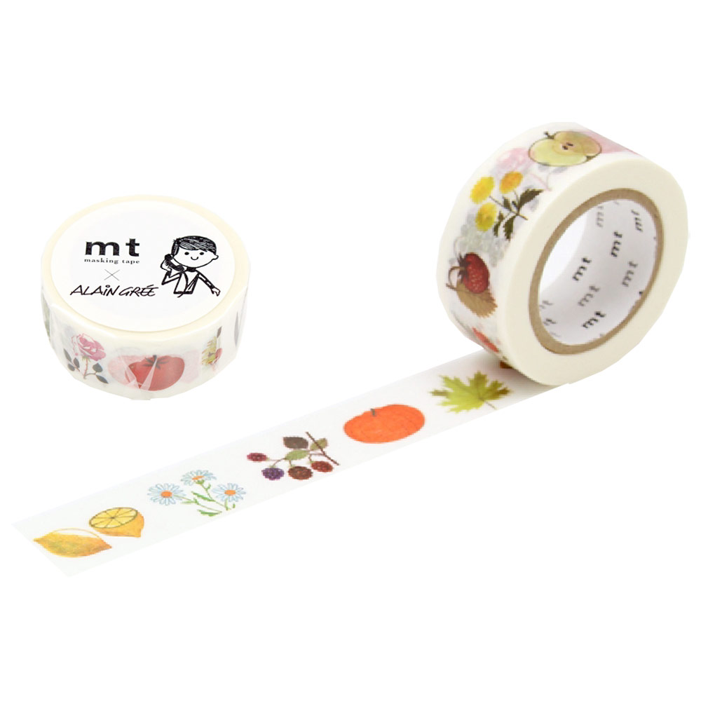 MT Washi Tape ALAIN GREE 20mm Plants