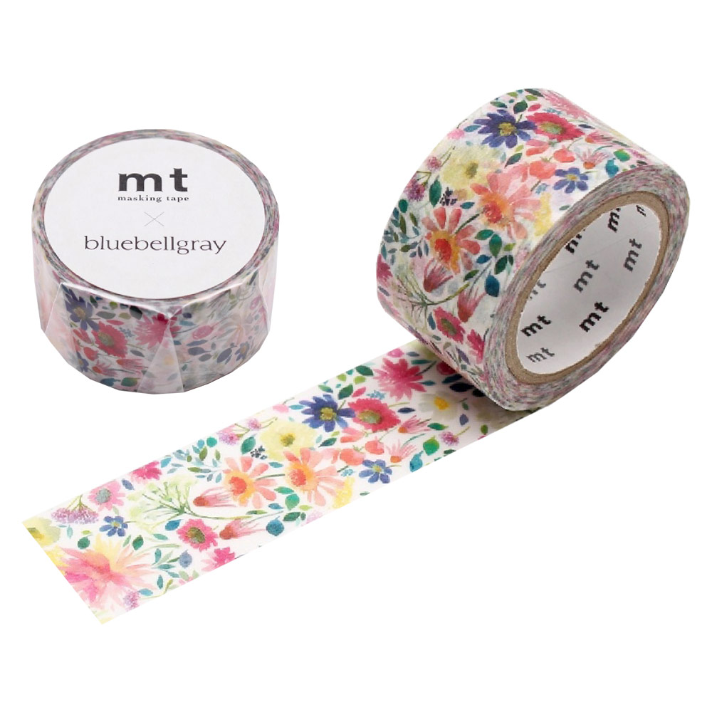 MT Washi Tape BLUEBELLGRAY 24mm Zinnia