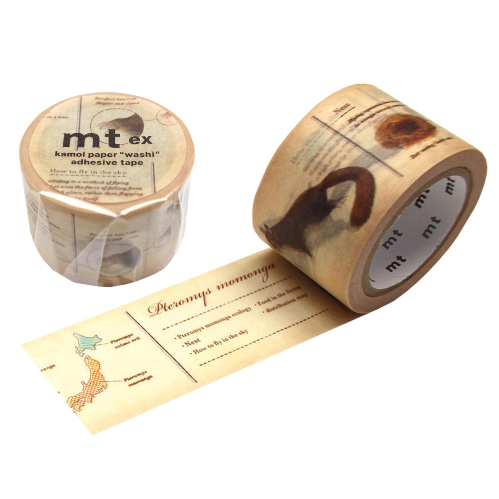 MT Washi Tape EX Series 30mm Encyclopedia Flying Squirrel