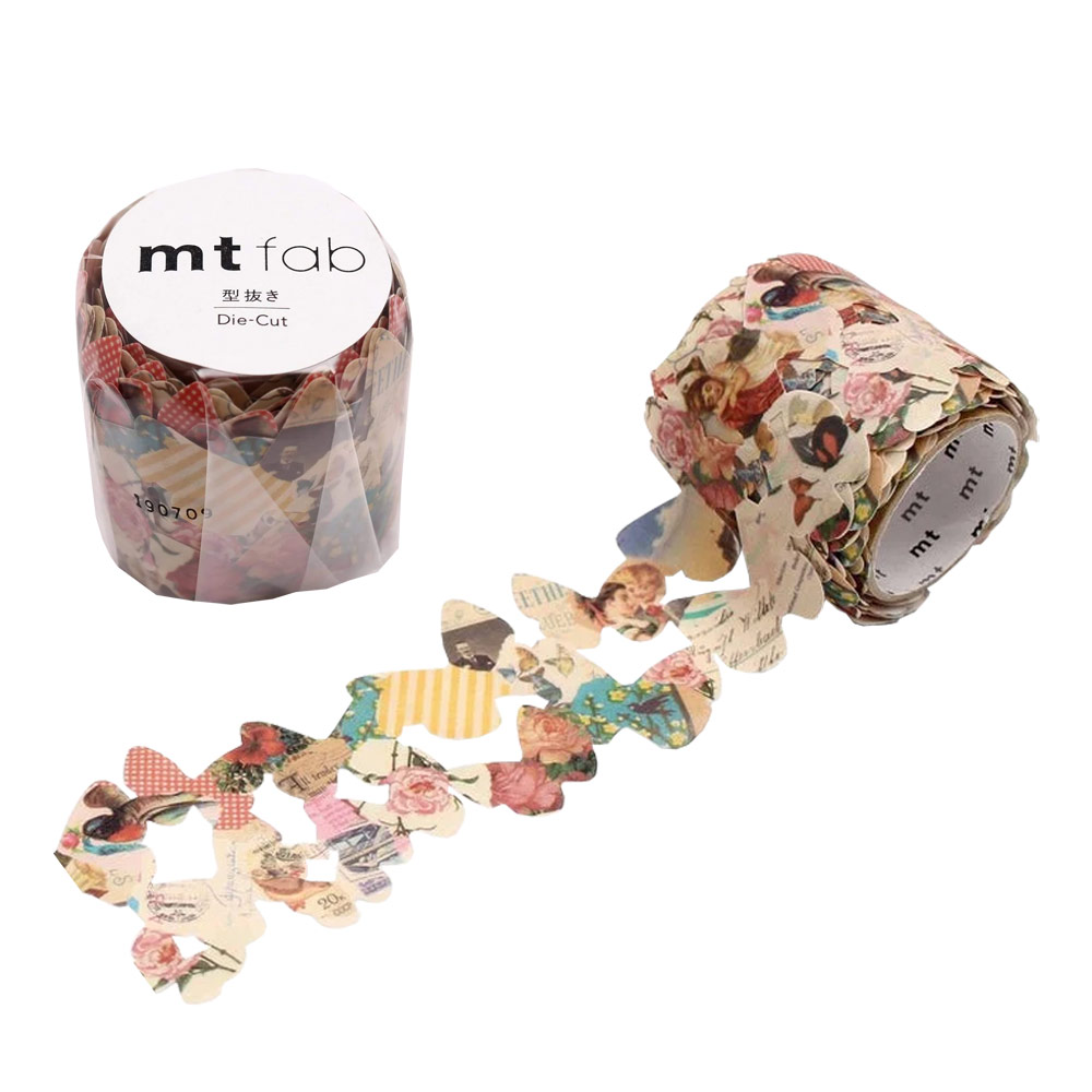 WASHI TAPE 45mm RETRO PAPER BUTT