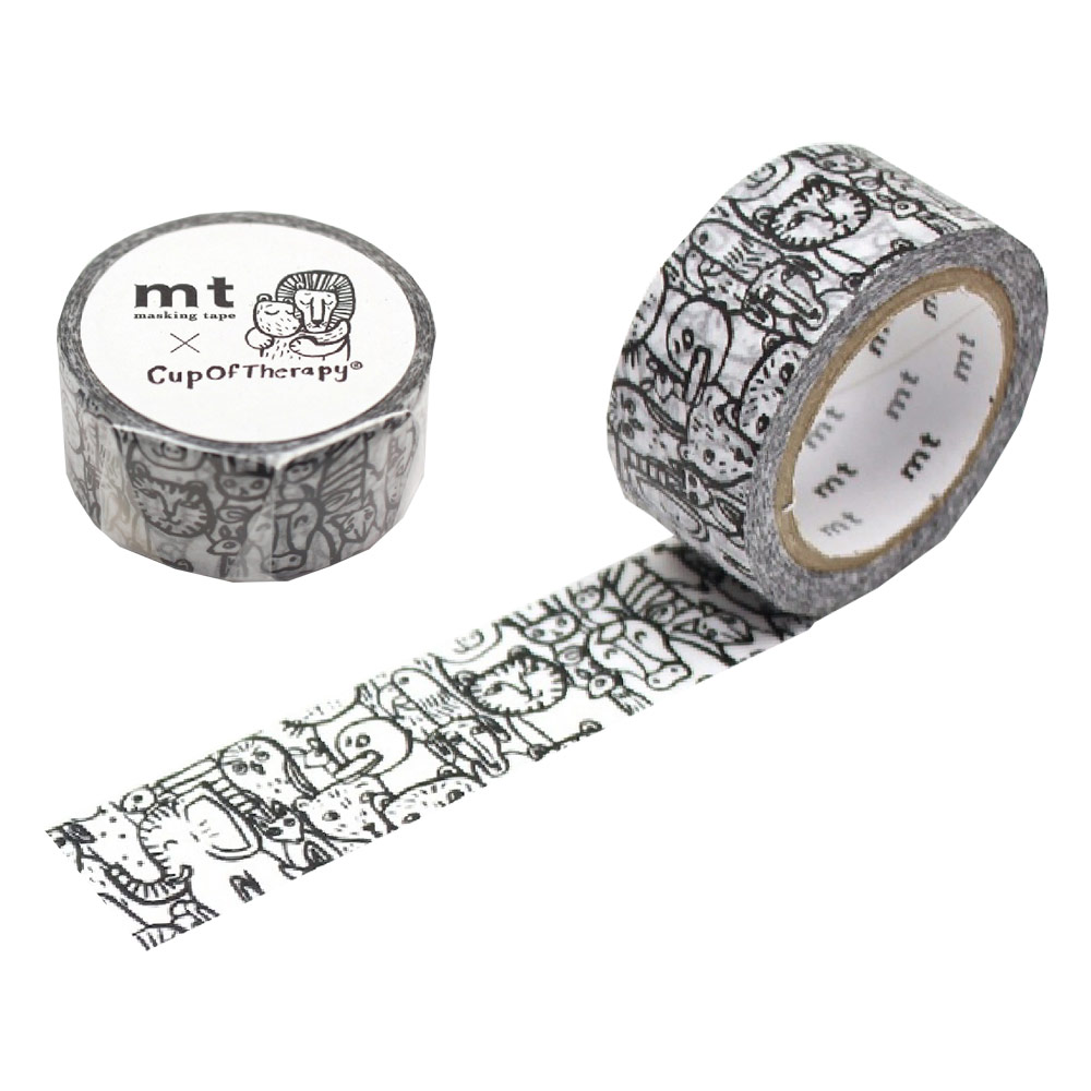 MT Washi Tape 25mm CUPOFTHERAPY Animals