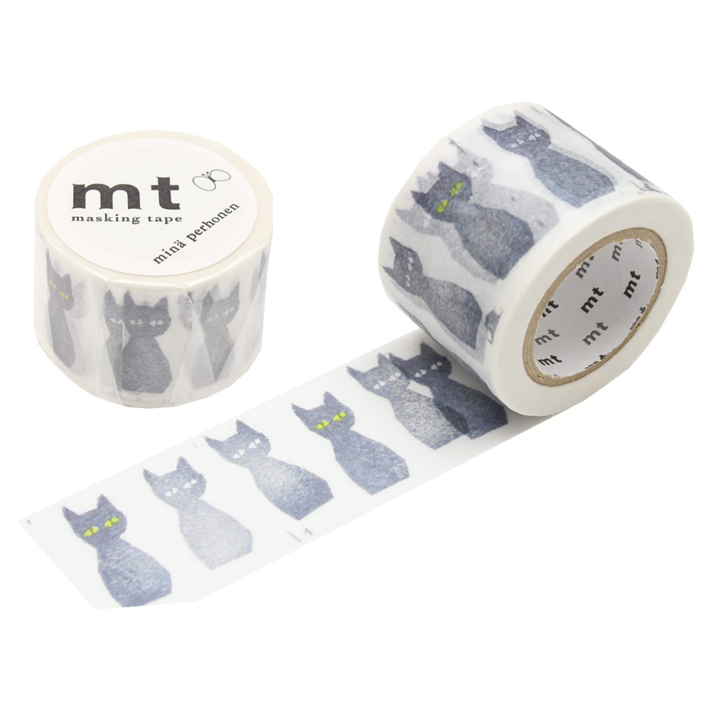 MT Washi Tape MINA PERHONEN 35mm Kuro-Neko