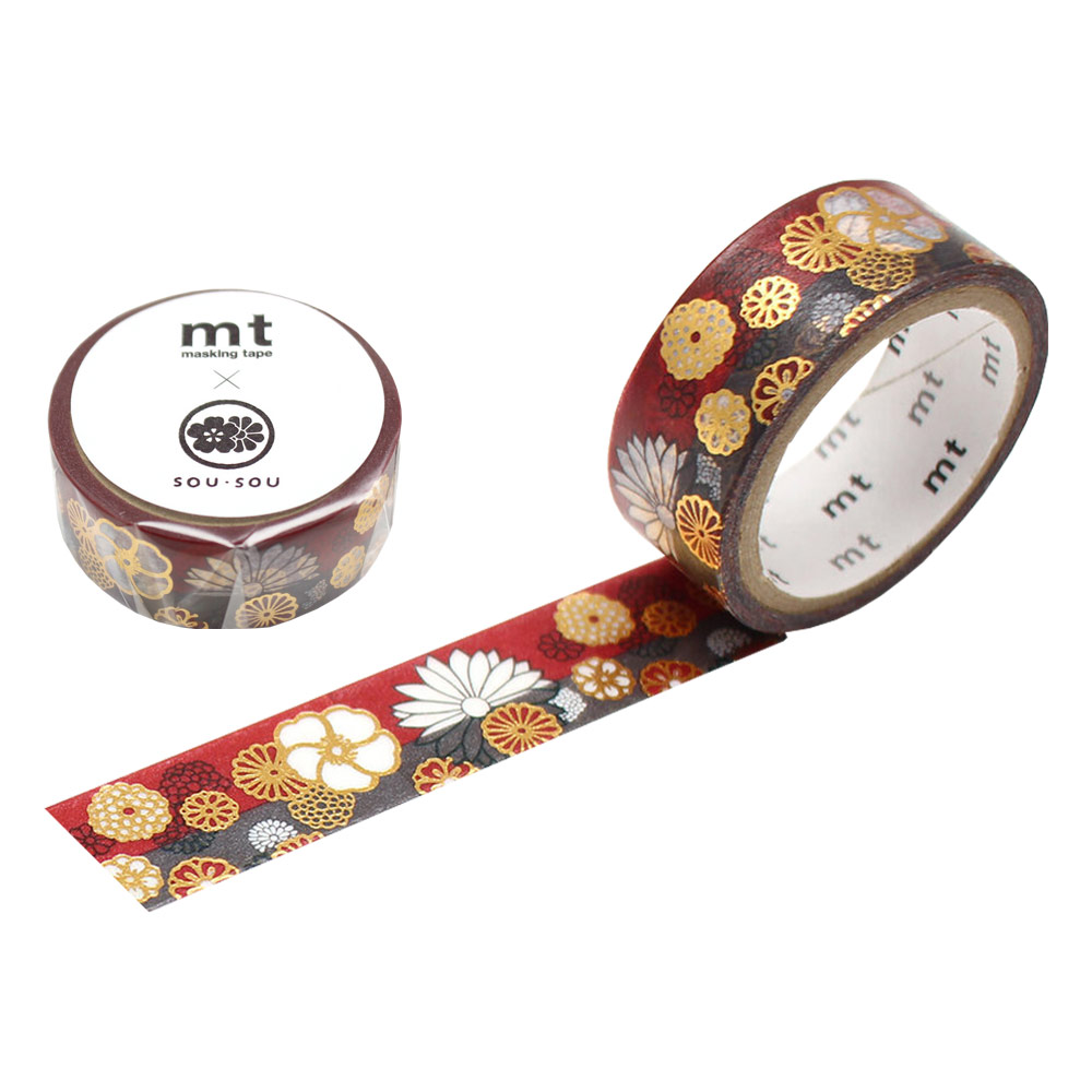 MT Washi Tape SOU SOU 15mm Foil Stamping Kinrandonsu