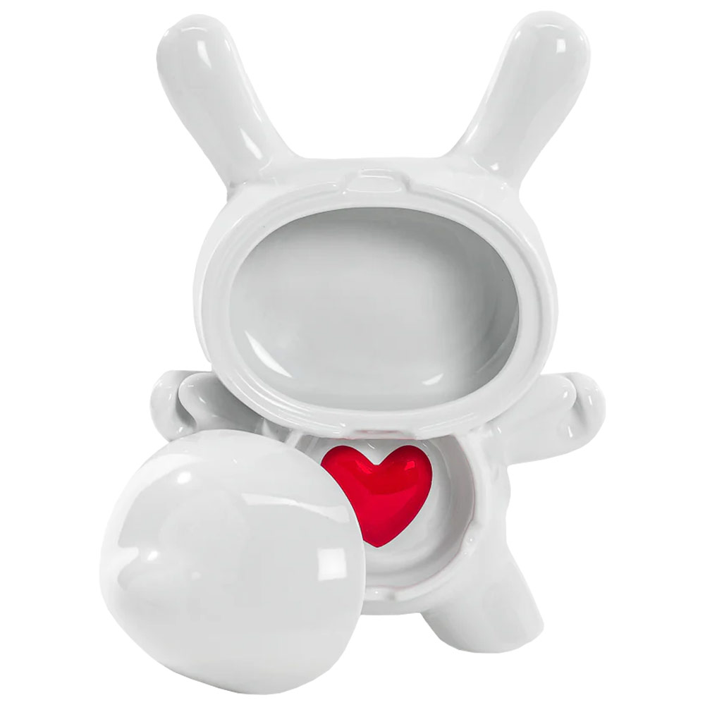 Kidrobot L.I.E. Dunny Ceramic Ashtray: Pure Edition White