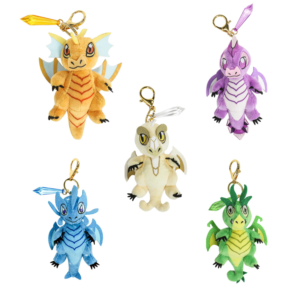 Kidrobot Dungeons & Dragons: 50th Anniversary Wyrmlings Plush Charms 3"