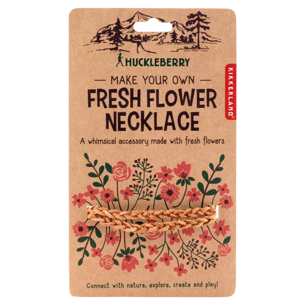Kikkerland Huckleberry Make Your Own Fresh Flower Necklace