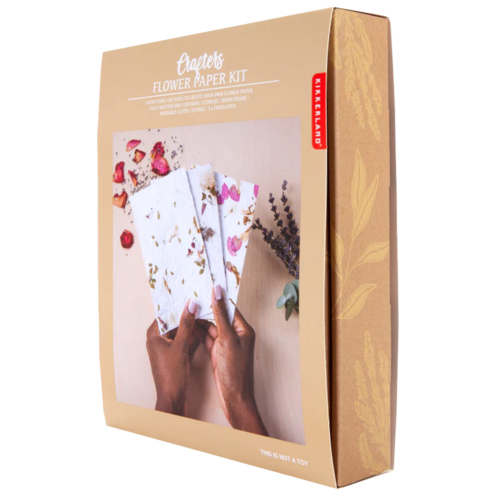 Kikkerland Crafters Flower Paper Kit