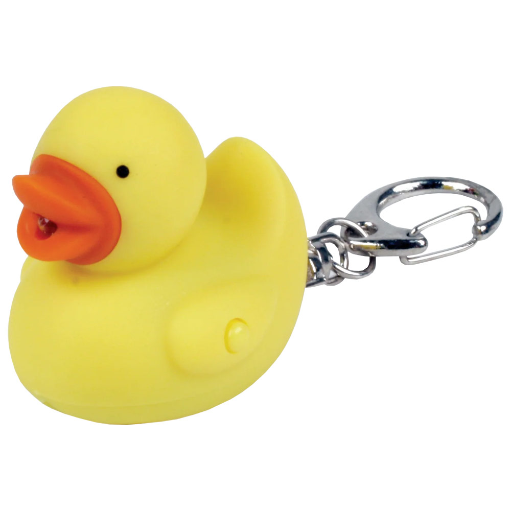 LED Quacking Duck Keychain