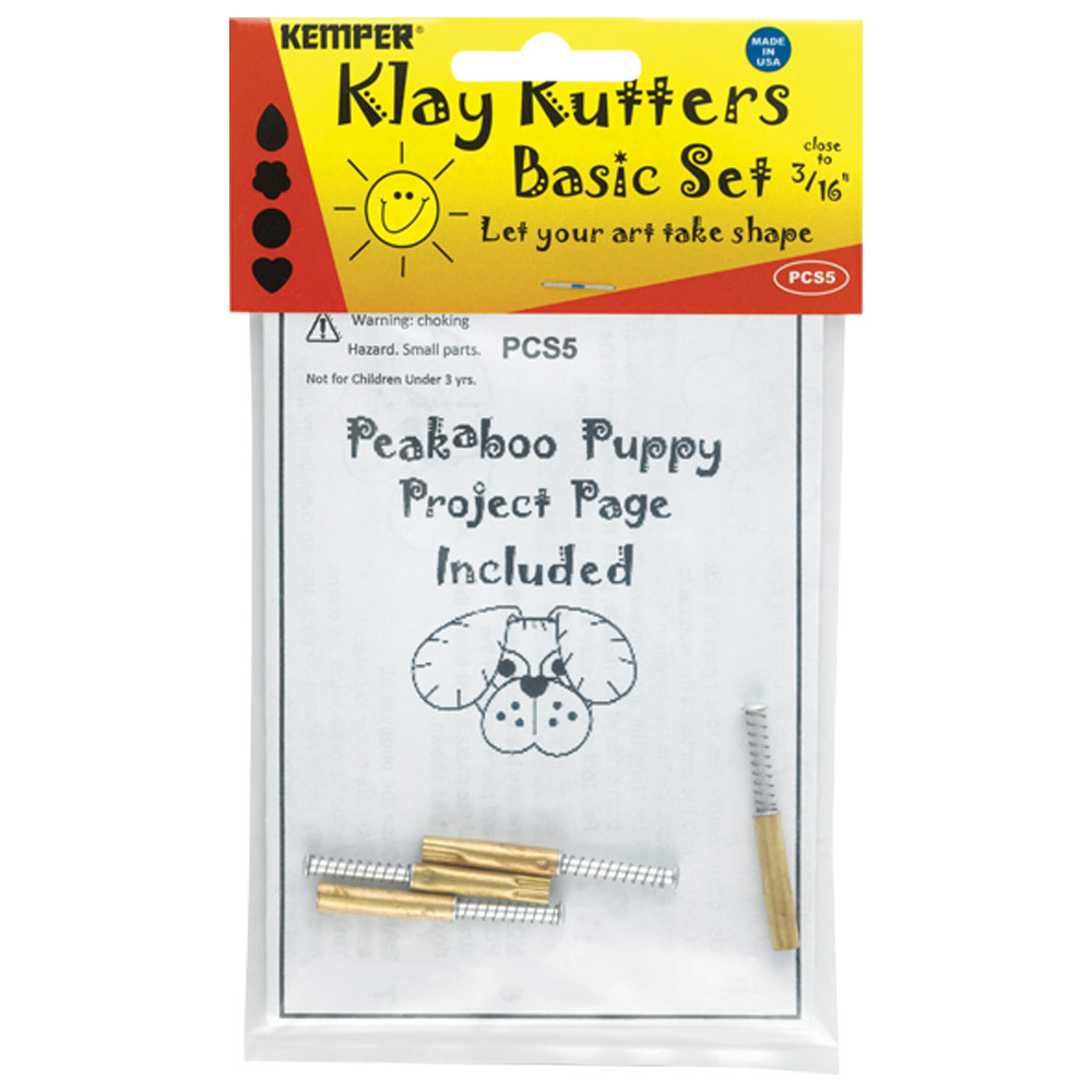 Kemper Tools Klay Cutters Basic 4 Set 3/16"