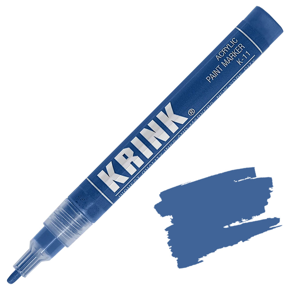 Krink K-11 Water-Based Acrylic Paint Marker 3mm 9ml Blue