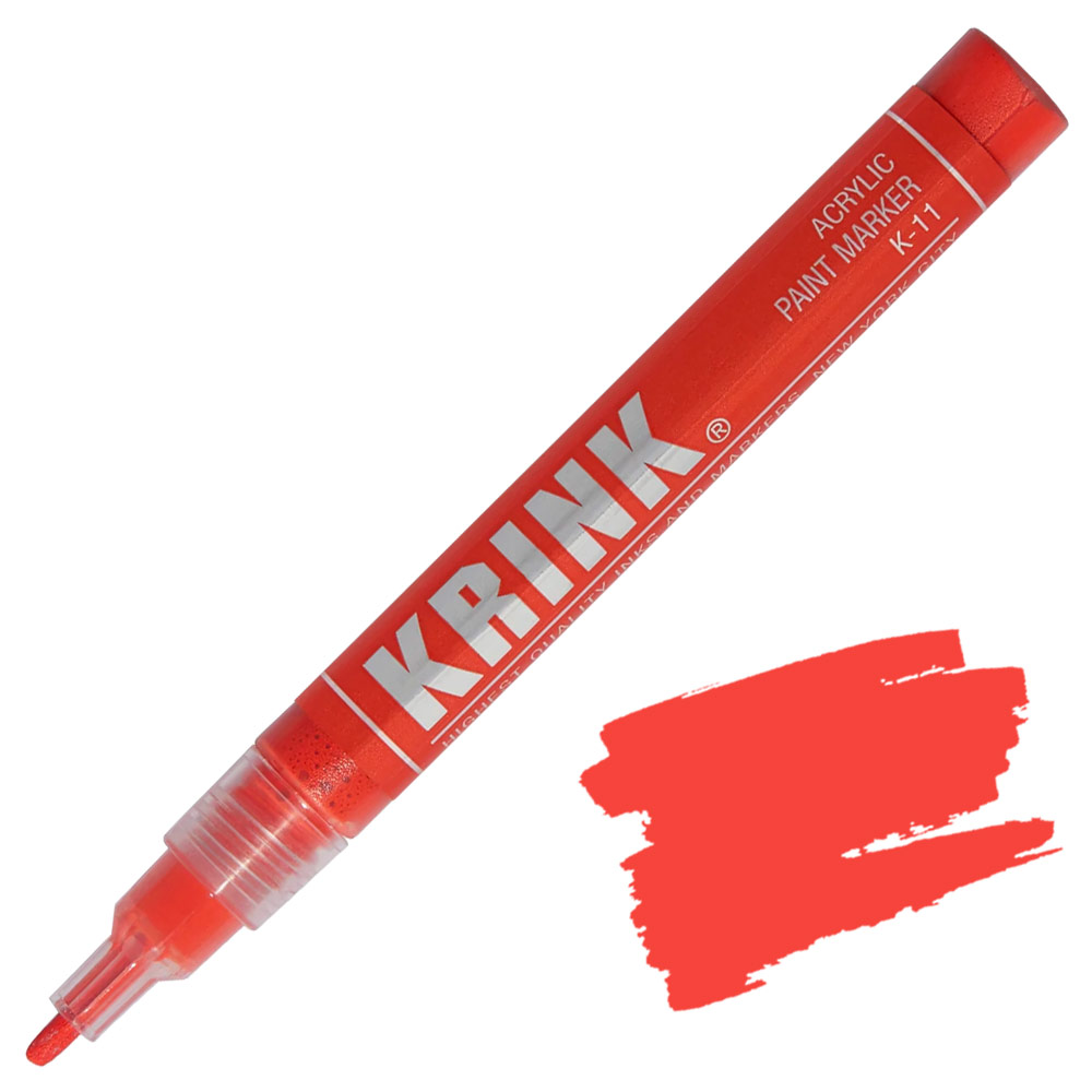 Krink K-11 Water-Based Acrylic Paint Marker 3mm 9ml Orange