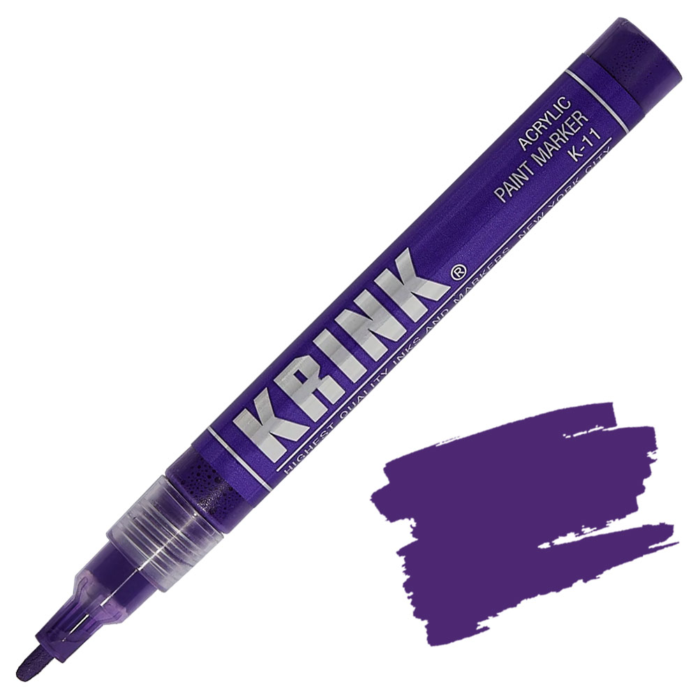 Krink K-11 Water-Based Acrylic Paint Marker 3mm 9ml Purple
