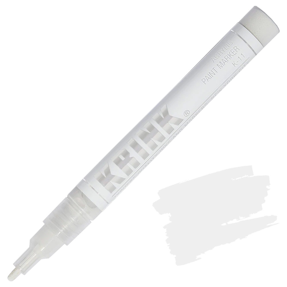 Krink K-11 Water-Based Acrylic Paint Marker 3mm 9ml White