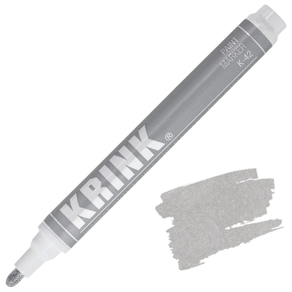 Krink K-42 Alcohol Paint Marker 4.5mm 10ml Silver