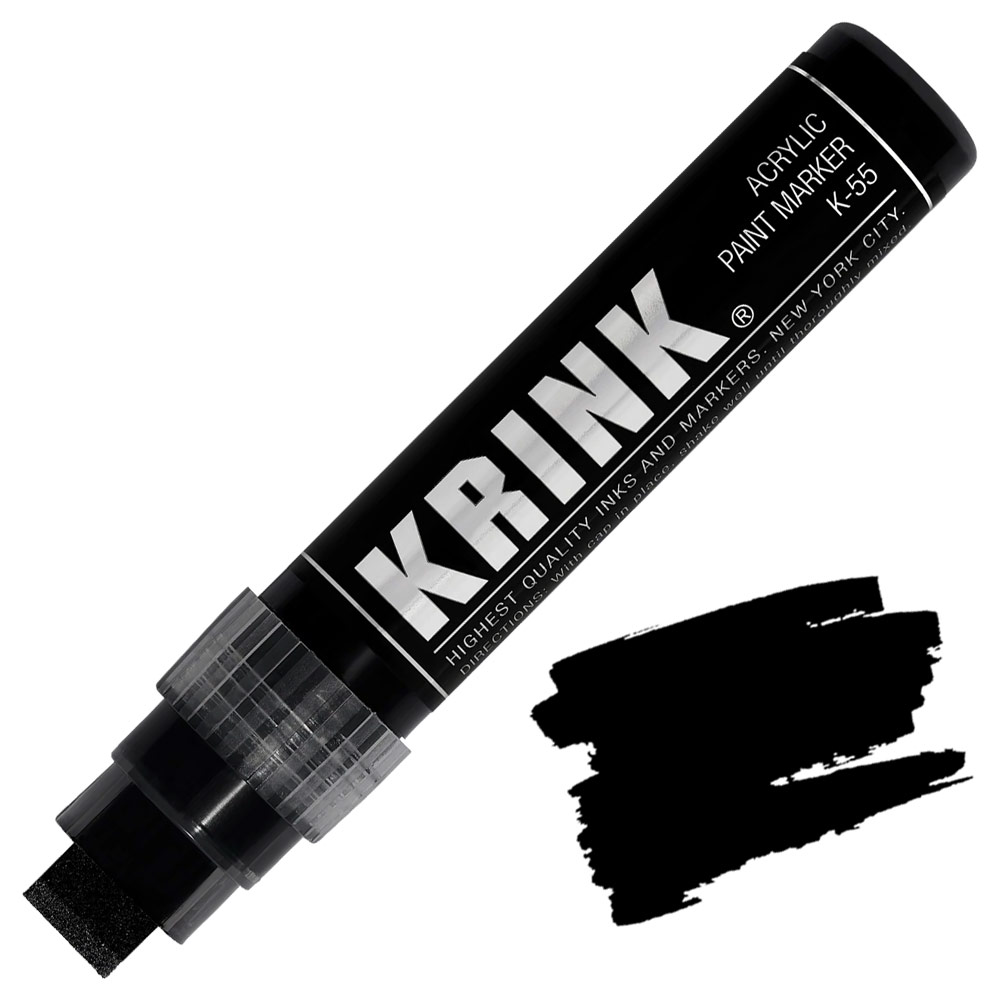 Krink K-55 Water-Based Acrylic Paint Marker 15mm 30ml Black