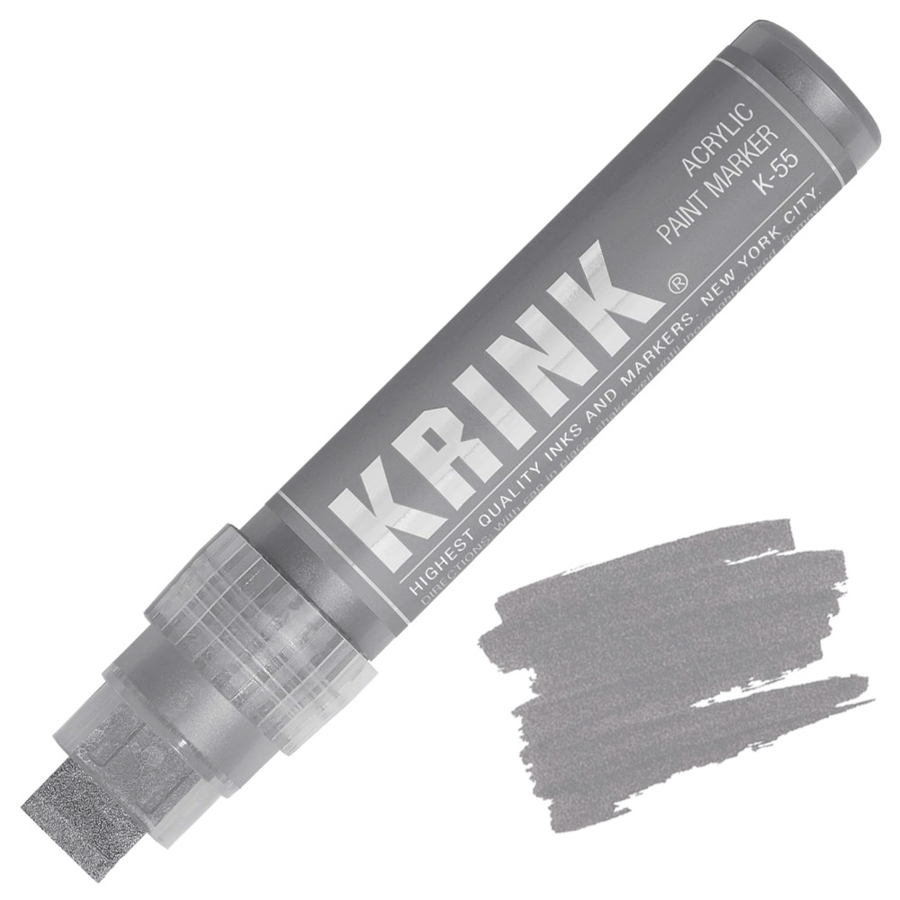 Krink K-55 Water-Based Acrylic Paint Marker 15mm Silver