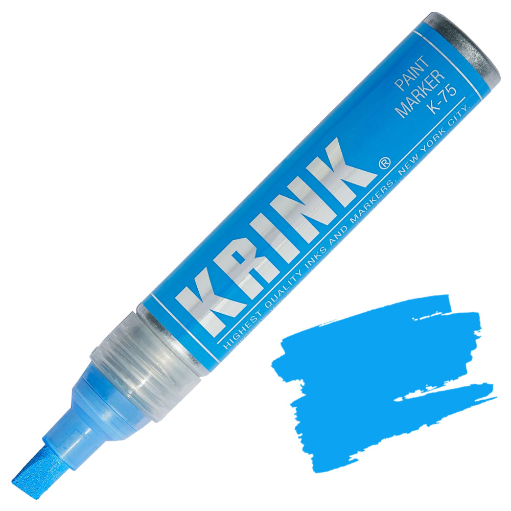 Krink K-75 Chisel Alcohol Paint Marker 7mm 22ml Sky Blue